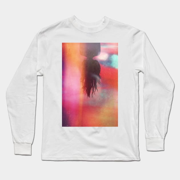 The Upside Down World Long Sleeve T-Shirt by danielmontero